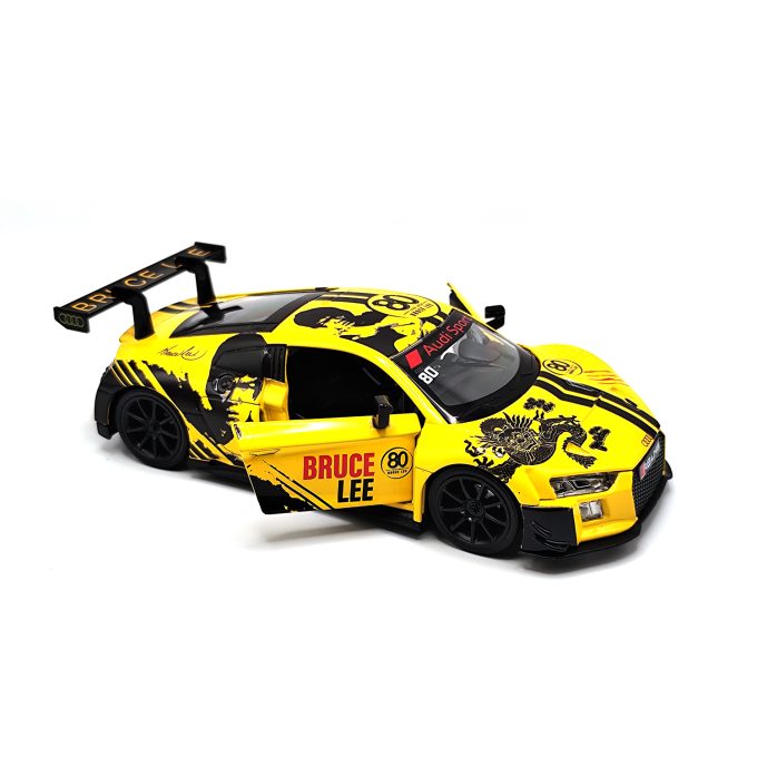 Audi R8 (Bruce Lee 80Th Anniversary) Model — Yellow | 1:32