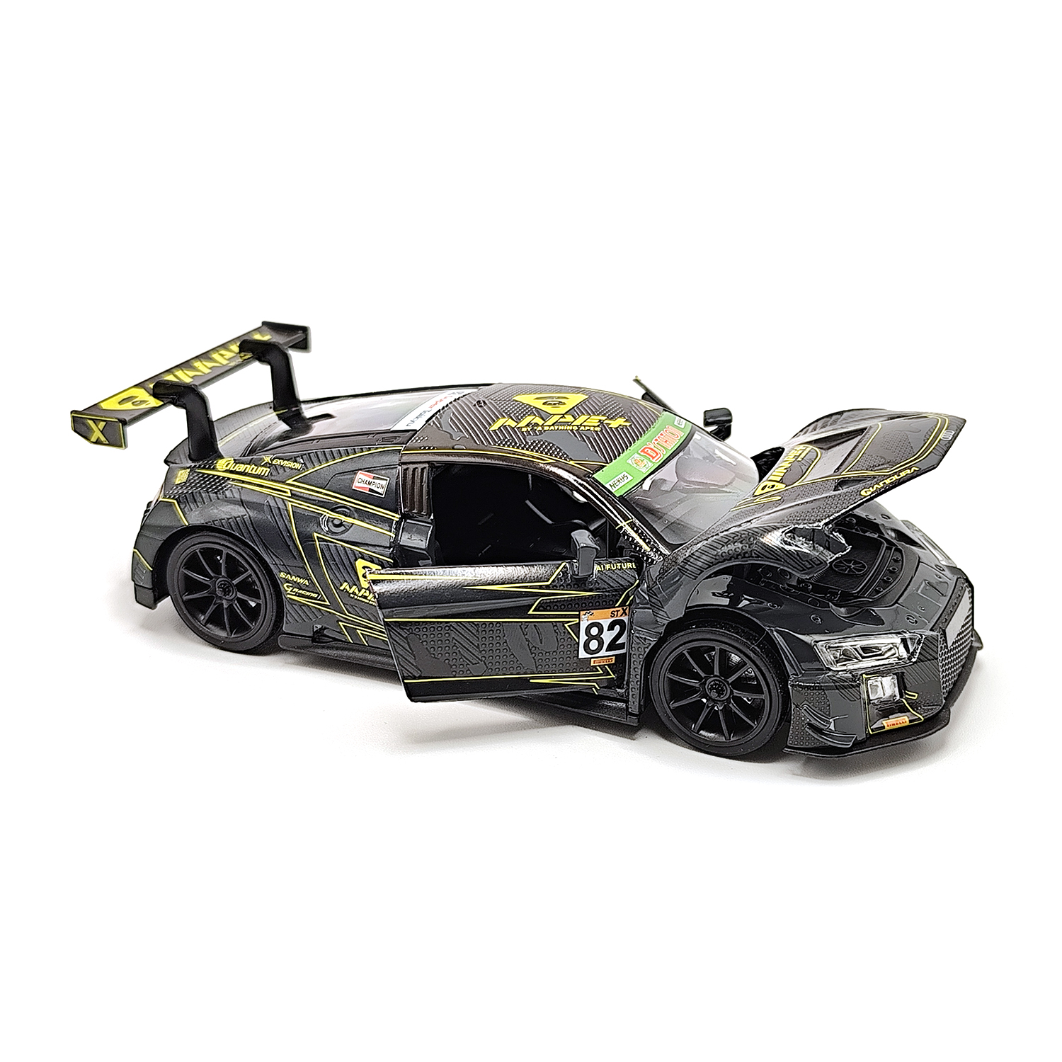 Audi R8 Lms Gt3 2018 Super Taikyu/Aape #82 Black Model — Black | 1:32 - Image 2