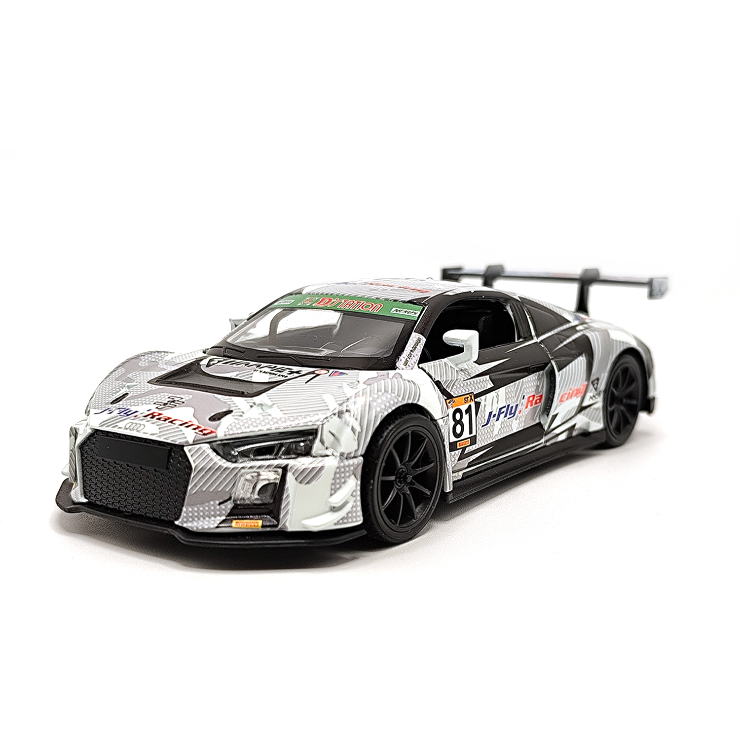 Audi R8 Lms Gt3 2018 Super Taikyu/Aape #81 White Model — White | 1:32 - Image 2