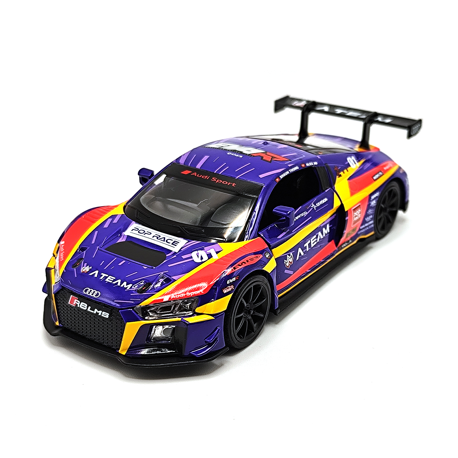 Audi R8 Lms Eva Rt Test Type-01 Kakusei X Works R8 Model — Blue | 1:32 - Image 2