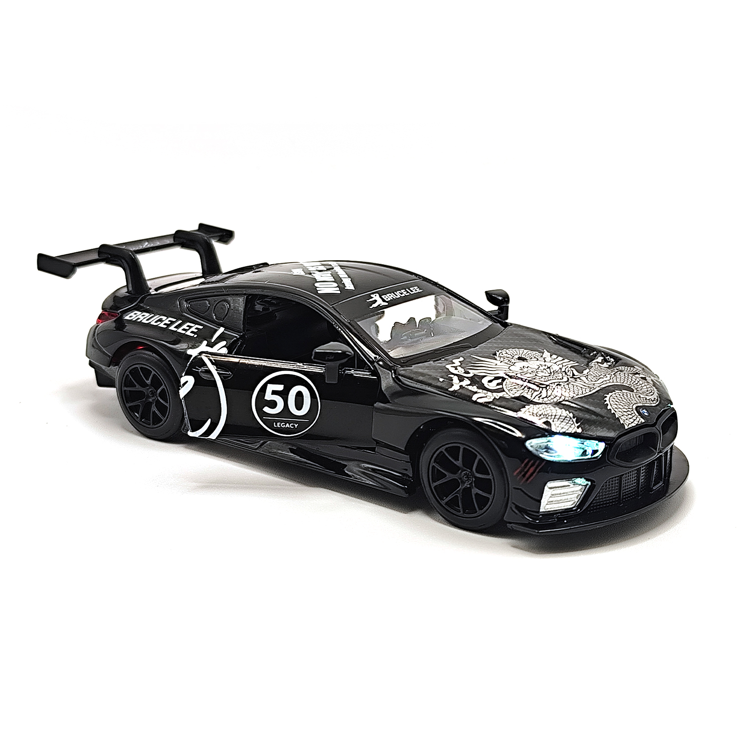 Bmw M8 Gte 2018 (Bruce Lee 50Th Anniversary Black) Model | 1:32 - Image 2