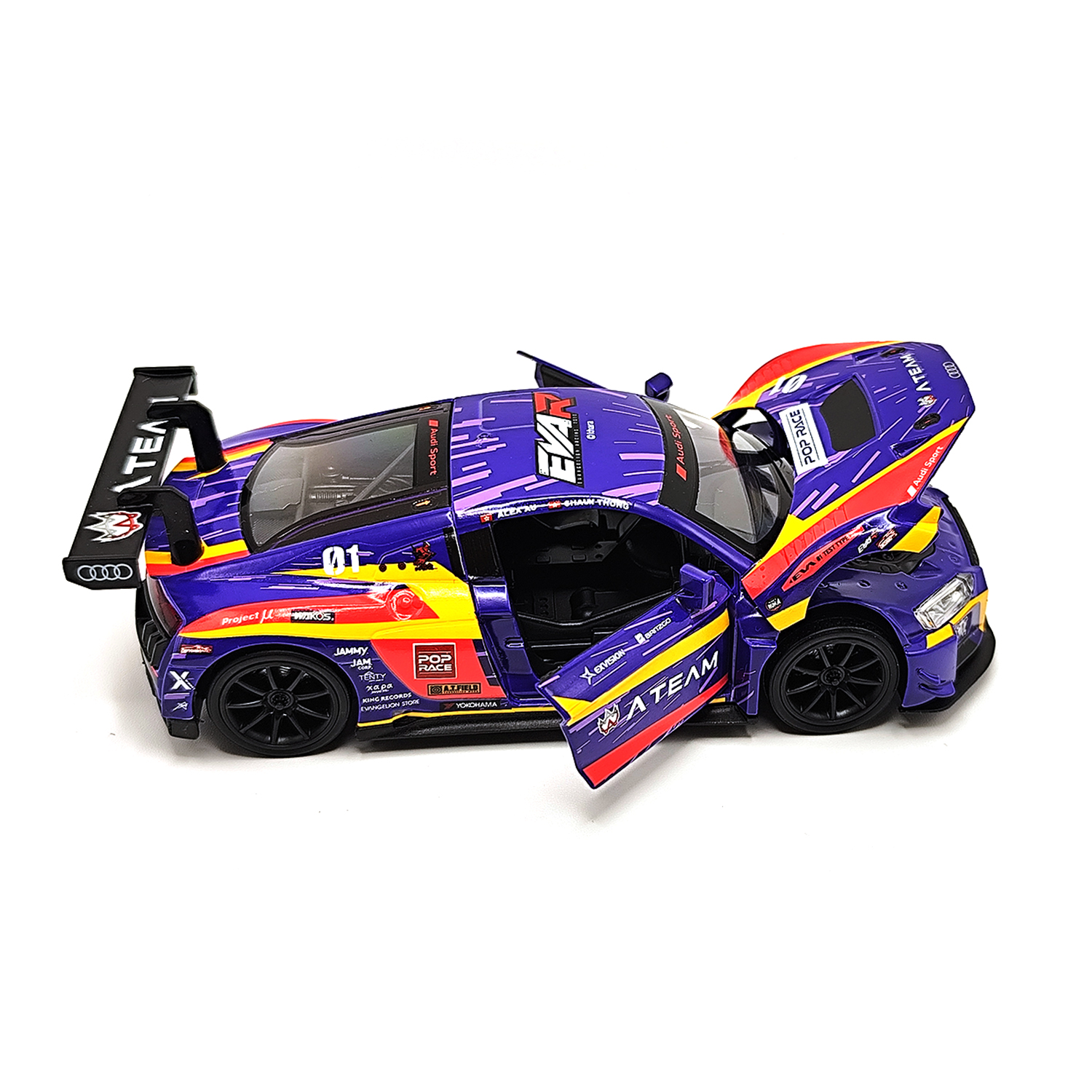 Audi R8 Lms Eva Rt Test Type-01 Kakusei X Works R8 Model — Blue | 1:32 - Image 3