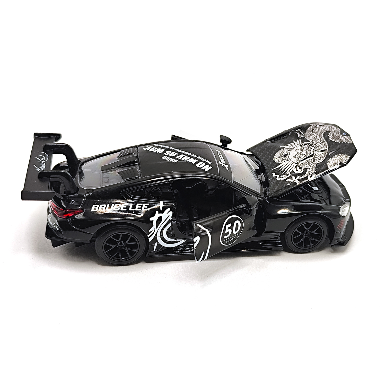 Bmw M8 Gte 2018 (Bruce Lee 50Th Anniversary Black) Model | 1:32 - Image 3