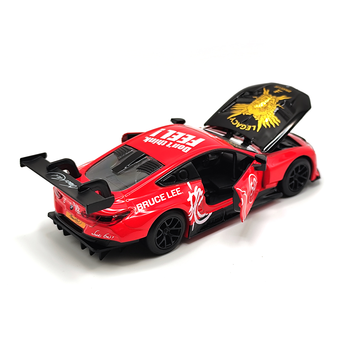 Bmw M8 Gte 2018 (Bruce Lee 50Th Anniversary Red) Model | 1:32 - Image 3