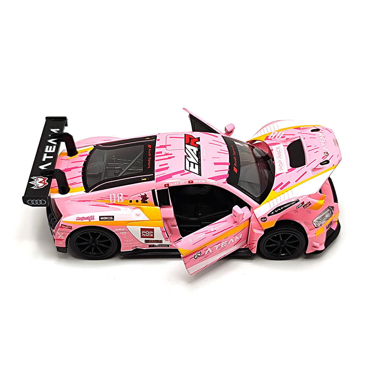 Audi R8 Lms Eva Rt Production Model Custom Type-08 X Works R8 Model — Pink | 1:32 - Image 3
