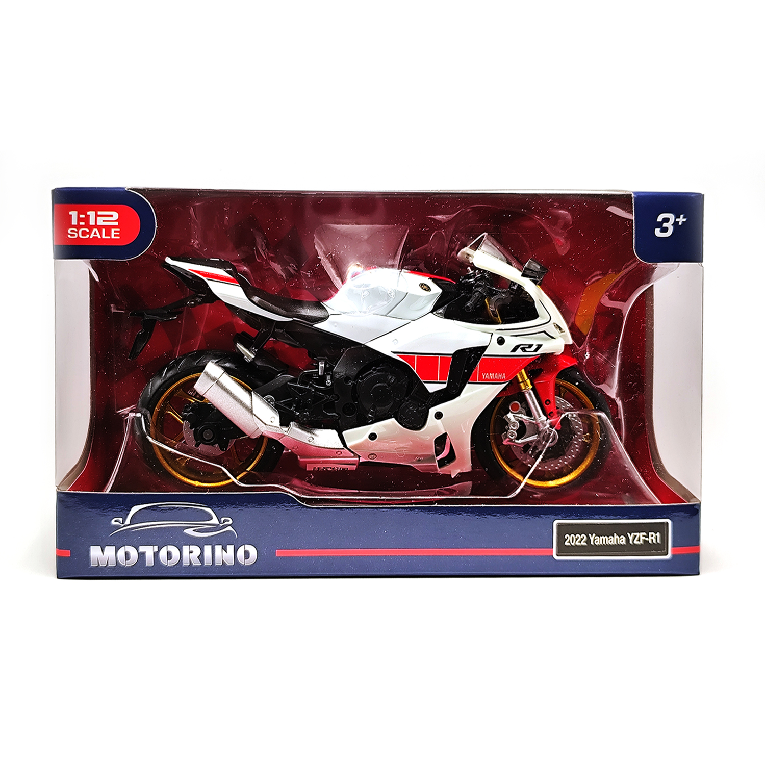 Yamaha Yzr-R1 2022 (60Th Anniversary Edition) Metal Motorcycle Model | 1:12 - Image 4