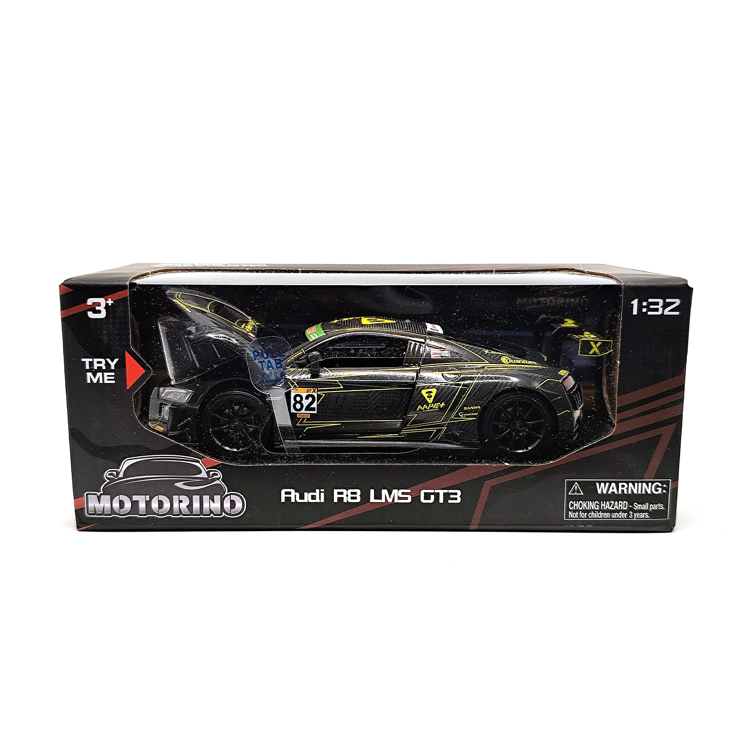Audi R8 Lms Gt3 2018 Super Taikyu/Aape #82 Black Model — Black | 1:32 - Image 4