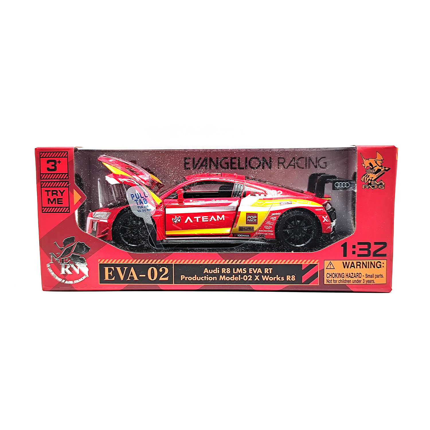 Audi R8 Lms Eva Rt Production Model-02 X Works R8 Model — Red | 1:32 - Image 4
