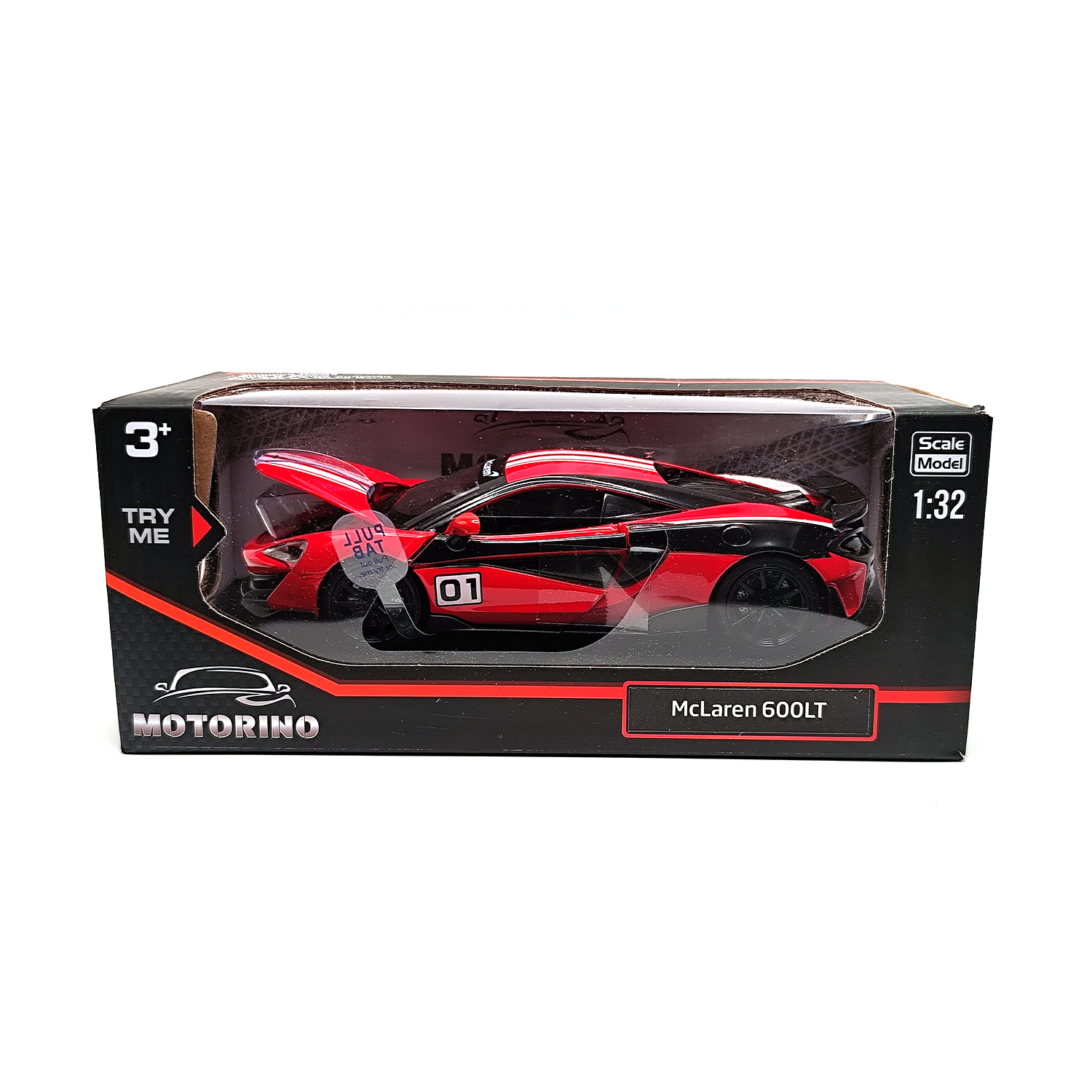 Mclaren 600Lt (No.1) Model — Red | 1:32 - Image 4