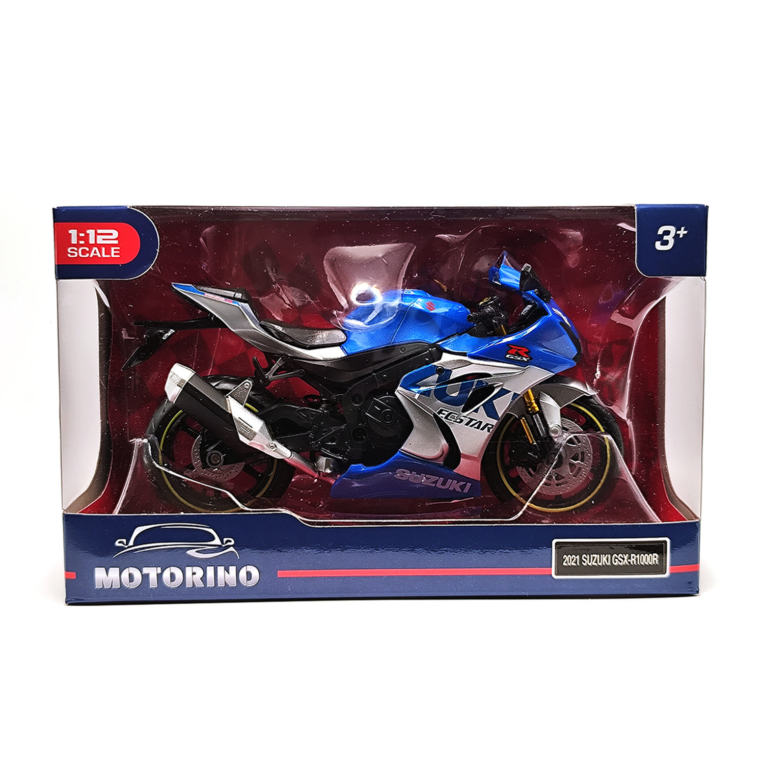 Suzuki Gsx R1000R (Racing) Metal Motorcycle Model | 1:12 - Image 4