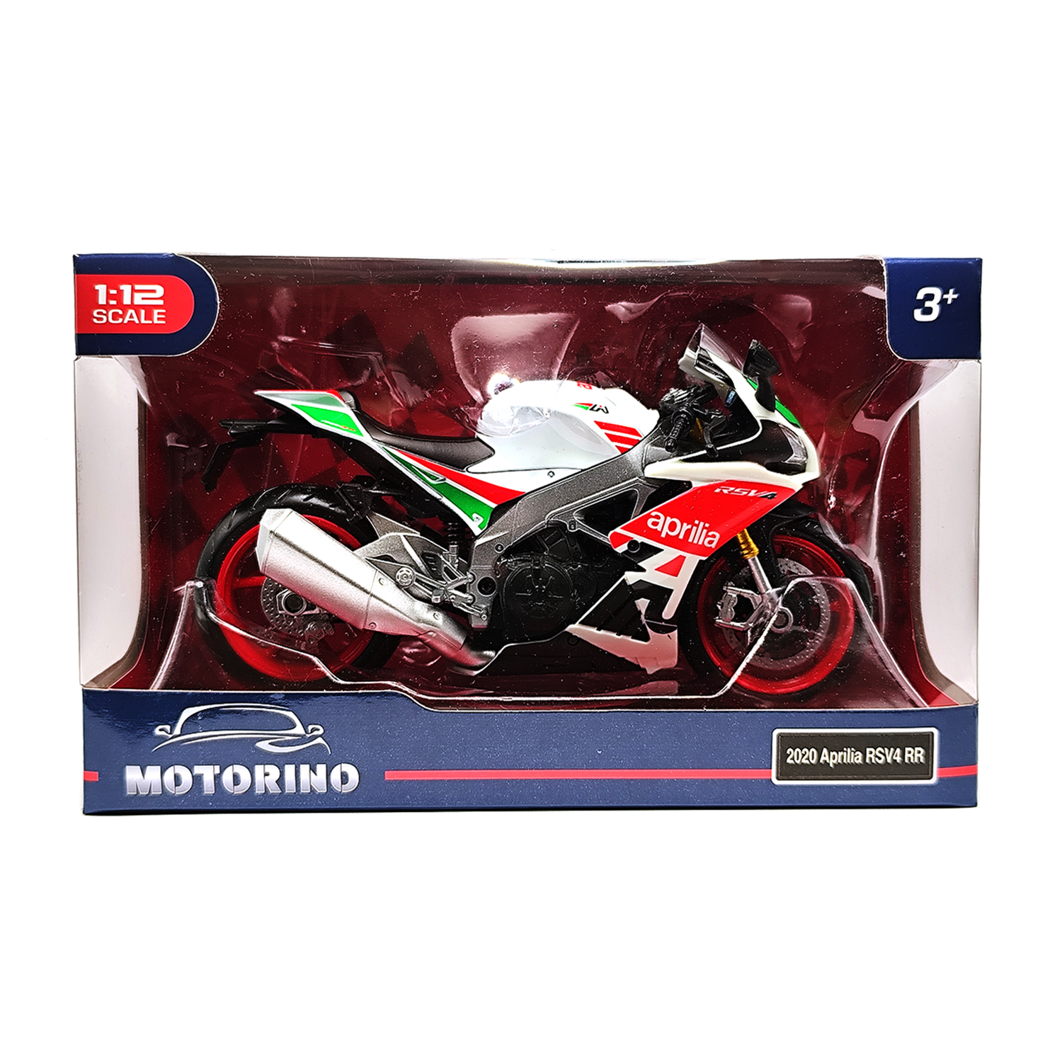 Aprilia Rsv4 Rr 2020 (Racing) Metal Motorcycle Model | 1:12 - Image 3