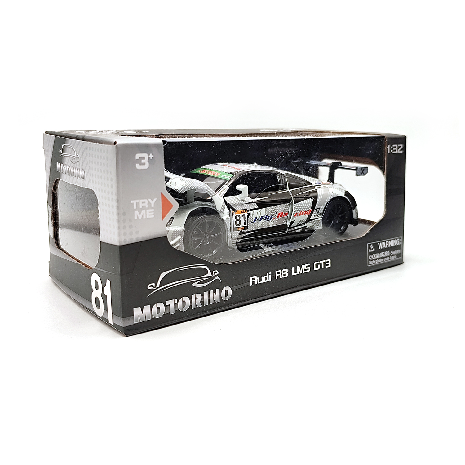 Audi R8 Lms Gt3 2018 Super Taikyu/Aape #81 White Model — White | 1:32 - Image 5