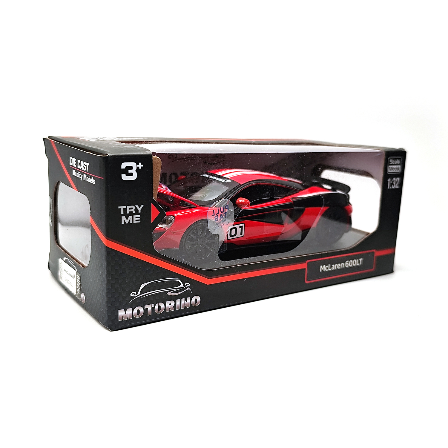 Mclaren 600Lt (No.1) Model — Red | 1:32 - Image 5