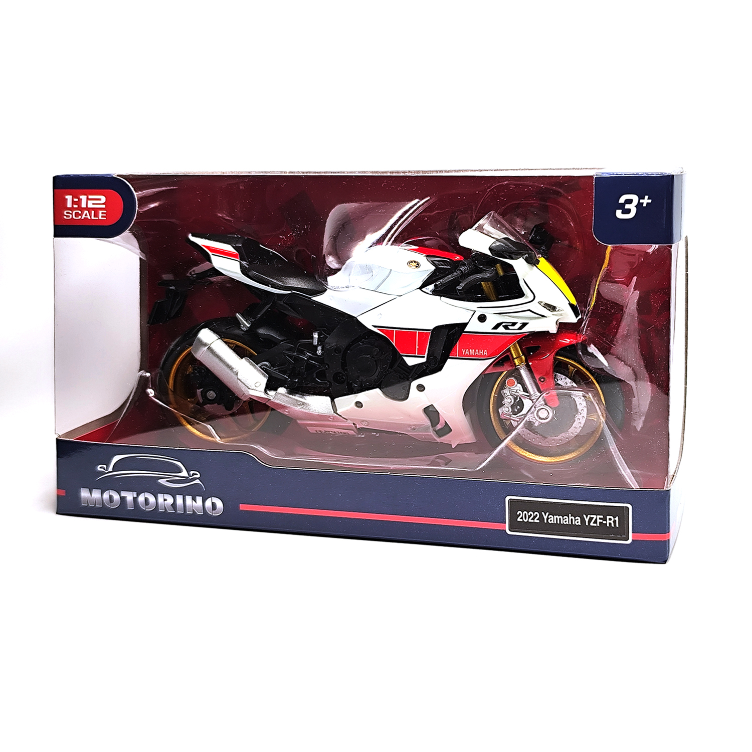 Yamaha Yzr-R1 2022 (60Th Anniversary Edition) Metal Motorcycle Model | 1:12 - Image 5