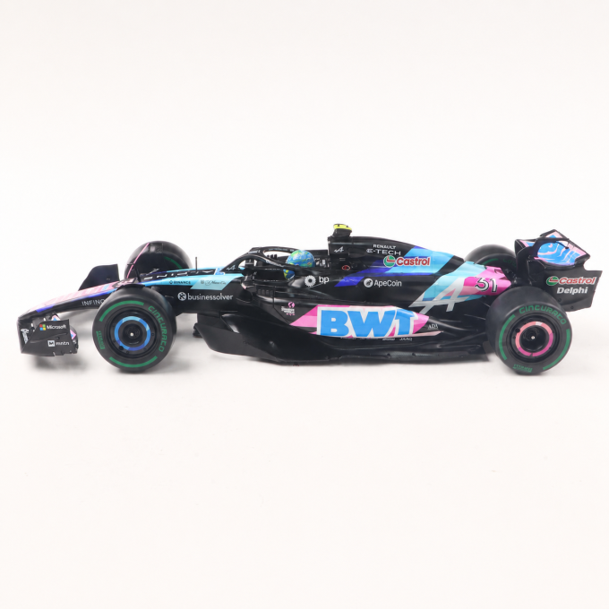 Alpine F1 Team A524 Blue E.Ocon Brazilian Gp 2024 | 1:18